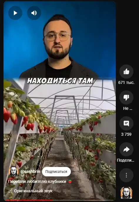 Одно из видео на ютуб канале “Брин про бизнес”