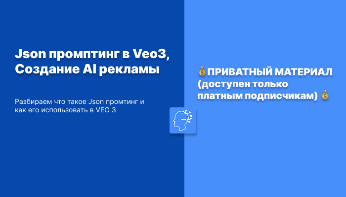 Json промптинг в Veo3, Создание AI рекламы