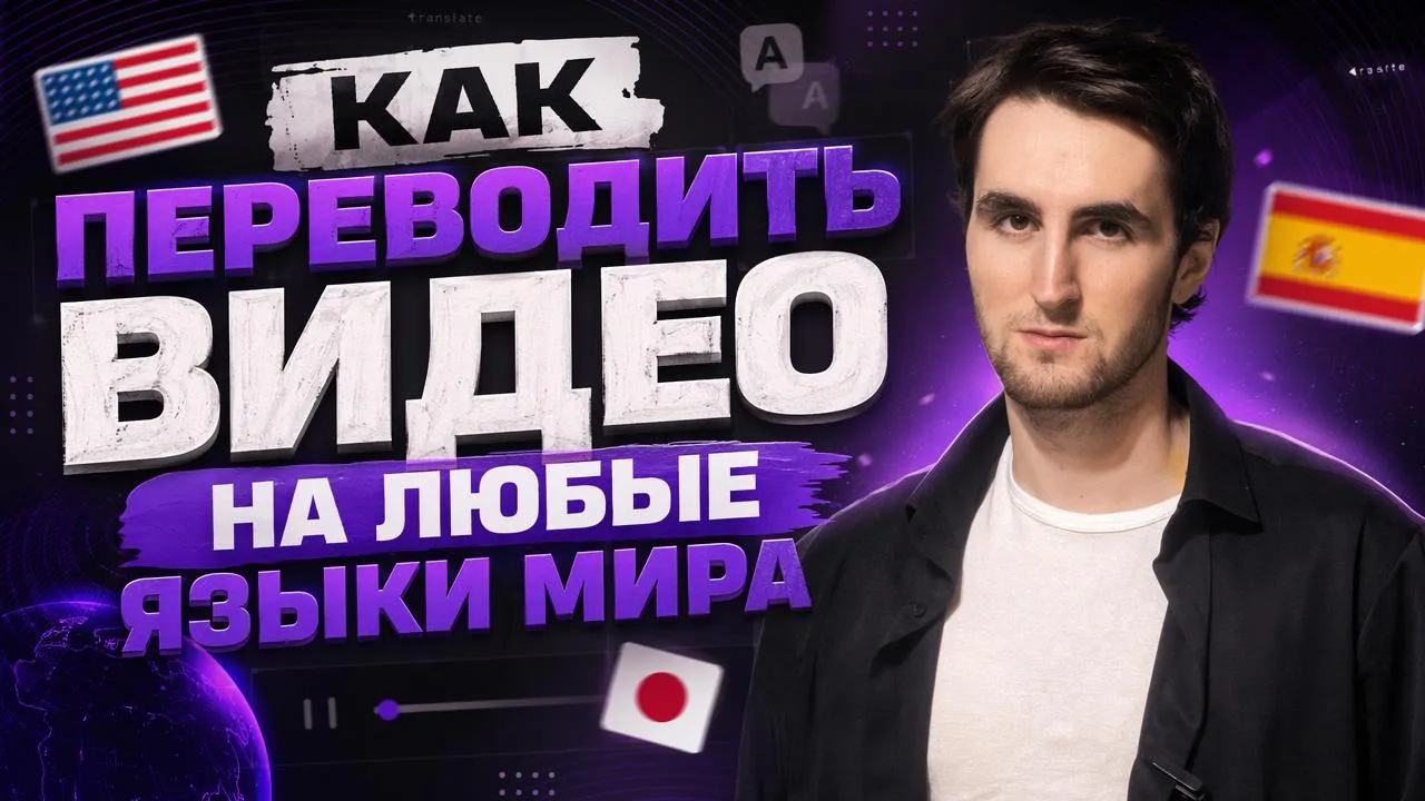 Как переводить видео с помощью ИИ